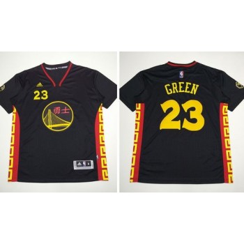 Warriors #23 Draymond Green Black Slate Chinese New Year Stitched NBA Jersey