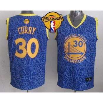 Warriors #30 Stephen Curry Blue Crazy Light The Finals Patch Stitched NBA Jersey Warriors #30 Stephen Curry Blue Crazy Light The Finals Patch Stitched NBA Jersey