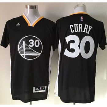 Warriors #30 Stephen Curry New Black Alternate Stitched NBA Jersey