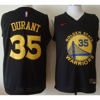 Warriors #35 Kevin Durant Black Fashion Stitched NBA Jersey Warriors #35 Kevin Durant Black Fashion Stitched NBA Jersey