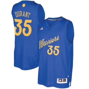 Warriors #35 Kevin Durant Blue 2016-2017 Christmas Day Stitched NBA Jersey Warriors #35 Kevin Durant Blue 2016-2017 Christmas Day Stitched NBA Jersey
