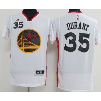 Warriors #35 Kevin Durant White 2017 Chinese New Year Stitched NBA Jersey Warriors #35 Kevin Durant White 2017 Chinese New Year Stitched NBA Jersey