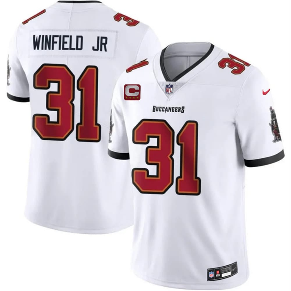 Men's Tampa Bay Buccaneers #31 Antoine Winfield Jr Red 2026 With 4-Star C Patch Vapor Limited Jersey Men's Tampa Bay Buccaneers #31 Antoine Winfield Jr Red 2026 With 4-Star C Patch Vapor Limited Jersey