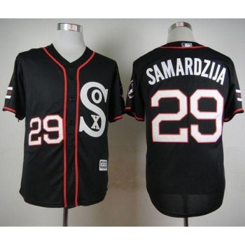 White Sox #29 Jeff Samardzija Black New Cool Base Stitched MLB Jersey White Sox #29 Jeff Samardzija Black New Cool Base Stitched MLB Jersey