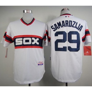White Sox #29 Jeff Samardzija White Alternate Home Cool Base Stitched MLB Jerseys White Sox #29 Jeff Samardzija White Alternate Home Cool Base Stitched MLB Jerseys