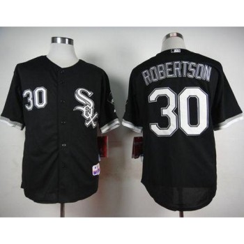 White Sox #30 David Robertson Black Cool Base Stitched MLB Jersey White Sox #30 David Robertson Black Cool Base Stitched MLB Jersey