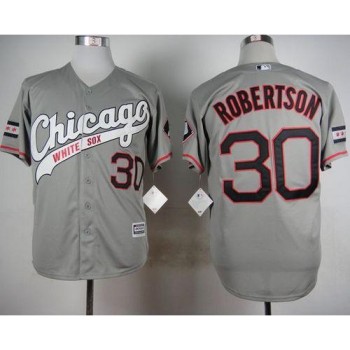 White Sox #30 David Robertson Grey New Cool Base Stitched MLB Jersey White Sox #30 David Robertson Grey New Cool Base Stitched MLB Jersey
