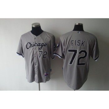 White Sox #72 Carlton Fisk Grey Stitched MLB Jerseys White Sox #72 Carlton Fisk Grey Stitched MLB Jerseys