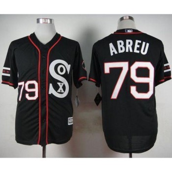 White Sox #79 Jose Abreu Black New Cool Base Stitched MLB Jersey White Sox #79 Jose Abreu Black New Cool Base Stitched MLB Jersey