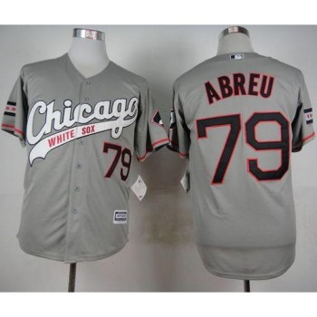 White Sox #79 Jose Abreu Grey New Cool Base Stitched MLB Jersey White Sox #79 Jose Abreu Grey New Cool Base Stitched MLB Jersey