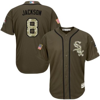 White Sox #8 Bo Jackson Green Salute to Service Stitched Youth MLB Jersey White Sox #8 Bo Jackson Green Salute to Service Stitched Youth MLB Jersey