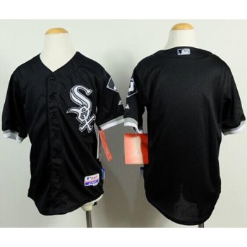 White Sox Blank Black Cool Base Stitched Youth MLB Jersey White Sox Blank Black Cool Base Stitched Youth MLB Jersey