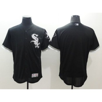 White Sox Blank Black Flexbase Authentic Collection Stitched MLB Jersey White Sox Blank Black Flexbase Authentic Collection Stitched MLB Jersey