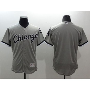 White Sox Blank Grey Flexbase Authentic Collection Stitched MLB Jersey White Sox Blank Grey Flexbase Authentic Collection Stitched MLB Jersey