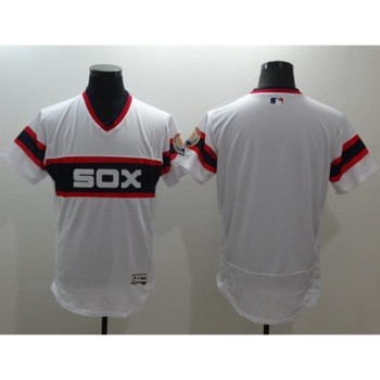 White Sox Blank White Flexbase Authentic Collection Alternate Home Stitched MLB Jersey White Sox Blank White Flexbase Authentic Collection Alternate Home Stitched MLB Jersey