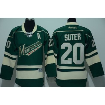 Wild #20 Ryan Suter Green Stitched Youth NHL Jersey Wild #20 Ryan Suter Green Stitched Youth NHL Jersey