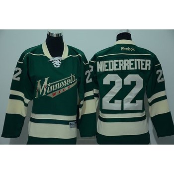 Wild #22 Nino Niederreiter Green Stitched Youth NHL Jersey Wild #22 Nino Niederreiter Green Stitched Youth NHL Jersey