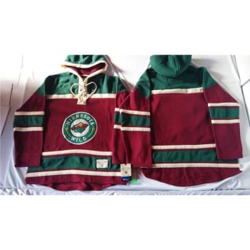 Wild Blank Red Sawyer Hooded Sweatshirt Stitched NHL Jersey Wild Blank Red Sawyer Hooded Sweatshirt Stitched NHL Jersey