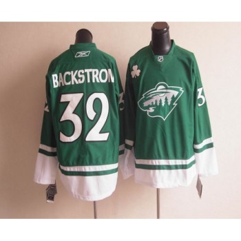 Wild St Patty's Day #32 Niklas Backstrom Green Youth Stitched NHL Jersey Wild St Patty's Day #32 Niklas Backstrom Green Youth Stitched NHL Jersey