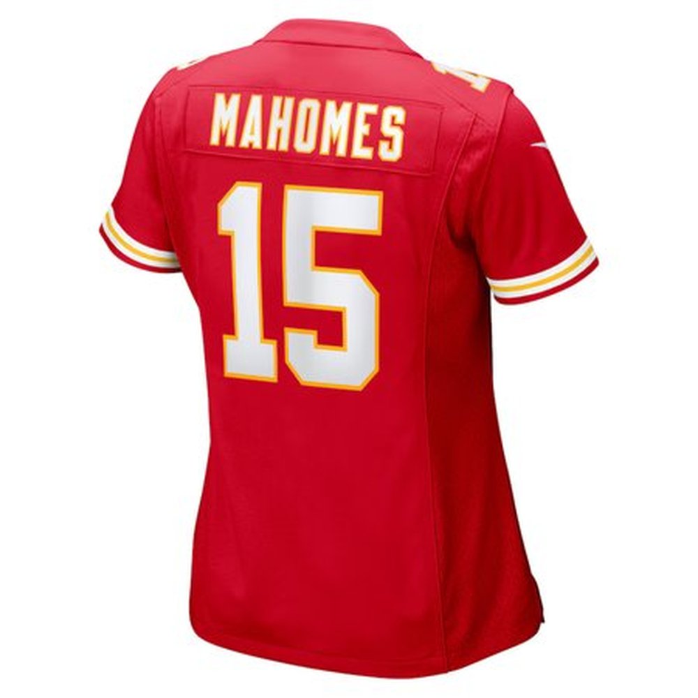 Women's Kansas City Chiefs #15 Patrick Mahomes Red Super Bowl LIX Game Jersey
