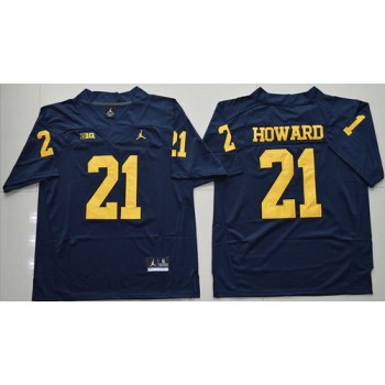 Wolverines #21 Desmond Howard Navy Blue Stitched NCAA Jersey Wolverines #21 Desmond Howard Navy Blue Stitched NCAA Jersey