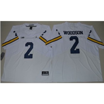 Wolverines #2 Charles Woodson White Elite Stitched NCAA Jersey Wolverines #2 Charles Woodson White Elite Stitched NCAA Jersey