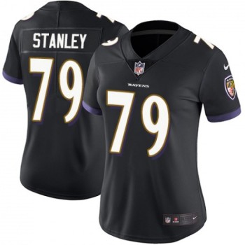 Women's Baltimore Ravens #79 Ronnie Stanley Black Vapor Untouchable Limited NFL Jersey( Run Small) Women's Baltimore Ravens #79 Ronnie Stanley Black Vapor Untouchable Limited NFL Jersey( Run Small)