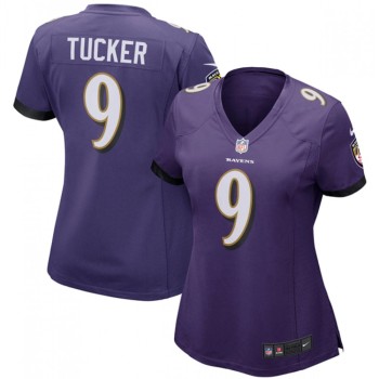 Women's Baltimore Ravens #9 Justin Tucker Purple Vapor Untouchable Limited NFL Jersey Women's Baltimore Ravens #9 Justin Tucker Purple Vapor Untouchable Limited NFL Jersey
