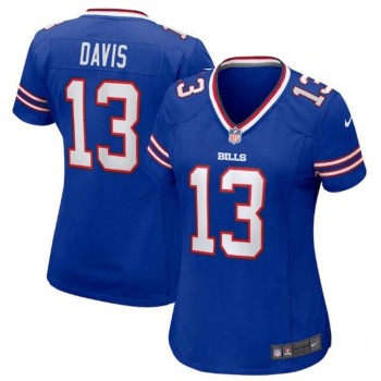 Women's Buffalo Bills #13 Gabriel Davis Blue Vapor Untouchable Limited Stitched Football Jersey Women's Buffalo Bills #13 Gabriel Davis Blue Vapor Untouchable Limited Stitched Football Jersey
