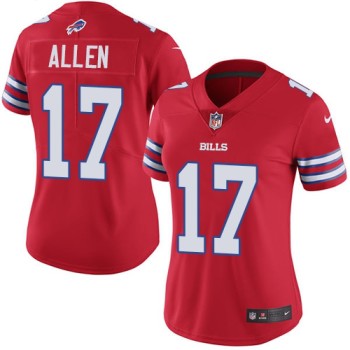 Women's Buffalo Bills #17 Josh Allen Red Vapor Untouchable Limited Stitched NFL Jersey Women's Buffalo Bills #17 Josh Allen Red Vapor Untouchable Limited Stitched NFL Jersey
