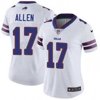 Women's Buffalo Bills #17 Josh Allen White Limited Stitched Jersey(Run Small) Women's Buffalo Bills #17 Josh Allen White Limited Stitched Jersey(Run Small)
