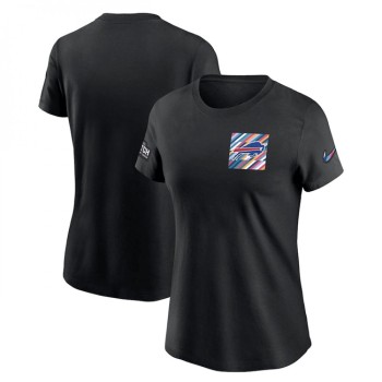 Women's Buffalo Bills Black 2023 Crucial Catch Sideline Tri-Blend T-Shirt(Run Small) Women's Buffalo Bills Black 2023 Crucial Catch Sideline Tri-Blend T-Shirt(Run Small)