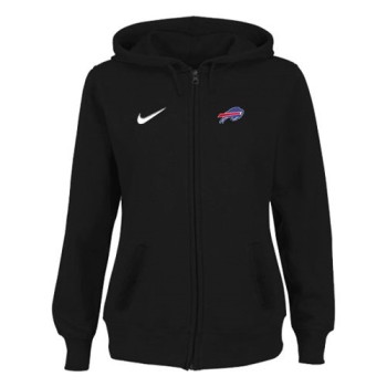 Women's Buffalo Bills Stadium Rally Full Zip Hoodie Black Women's Buffalo Bills Stadium Rally Full Zip Hoodie Black