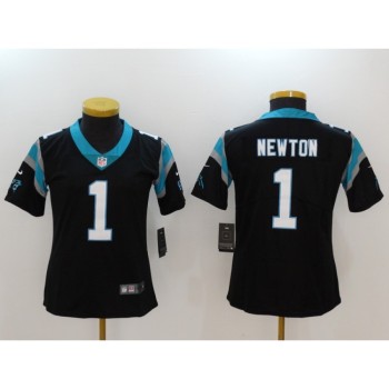 Women's Carolina Panthers #1 Cam Newton Black Vapor Untouchable Player Limited Jersey Women's Carolina Panthers #1 Cam Newton Black Vapor Untouchable Player Limited Jersey