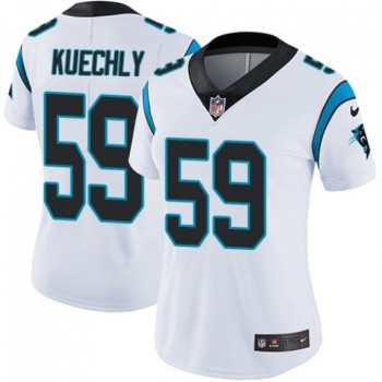 Women's Carolina Panthers #59 Luke Kuechly White Vapor Untouchable Limited Stitched NFL Jersey(Run Small) Women's Carolina Panthers #59 Luke Kuechly White Vapor Untouchable Limited Stitched NFL Jersey(Run Small)
