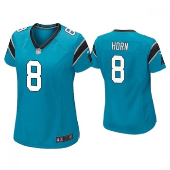 Women's Carolina Panthers #8 Jaycee Horn Blue Vapor Untouchable Limited Stitched NFL Jersey(Run Small) Women's Carolina Panthers #8 Jaycee Horn Blue Vapor Untouchable Limited Stitched NFL Jersey(Run Small)