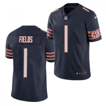 Women's Chicago Bears #1 Justin Fields 2021 NFL Draft Navy Vapor untouchable Limited Stitched Jersey(Run Small) Women's Chicago Bears #1 Justin Fields 2021 NFL Draft Navy Vapor untouchable Limited Stitched Jersey(Run Small)