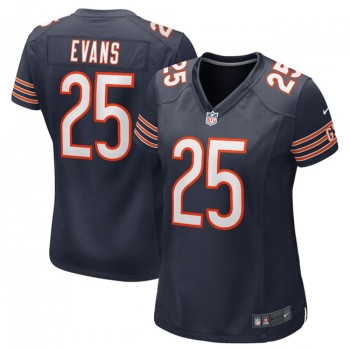 Women's Chicago Bears #25 Darrynton Evans Navy Stitched Jersey(Run Small) Women's Chicago Bears #25 Darrynton Evans Navy Stitched Jersey(Run Small)