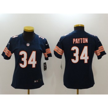 Women's Chicago Bears #34 Walter Payton Navy Blue Vapor Untouchable Elite Stitched NFL Jersey Women's Chicago Bears #34 Walter Payton Navy Blue Vapor Untouchable Elite Stitched NFL Jersey