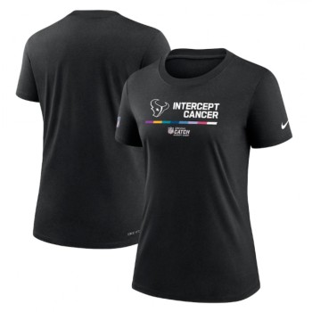 Women's Houston Texans 2022 Black Crucial Catch Performance T-Shirt(Run Small) Women's Houston Texans 2022 Black Crucial Catch Performance T-Shirt(Run Small)
