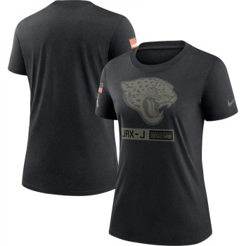 Women's Jacksonville Jaguars 2020 Black Salute To Service Performance T-Shirt (Run Small) Women's Jacksonville Jaguars 2020 Black Salute To Service Performance T-Shirt (Run Small)