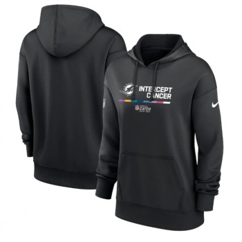 Women's Miami Dolphins 2022 Black NFL Crucial Catch Therma Performance Pullover Hoodie(Run Small) Women's Miami Dolphins 2022 Black NFL Crucial Catch Therma Performance Pullover Hoodie(Run Small)