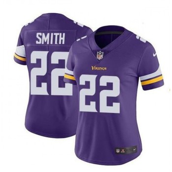 Women's Minnesota Vikings #22 Harrison Smith Purple Vapor Untouchable Limited Stitched NFL Jersey(Run Small) Women's Minnesota Vikings #22 Harrison Smith Purple Vapor Untouchable Limited Stitched NFL Jersey(Run Small)
