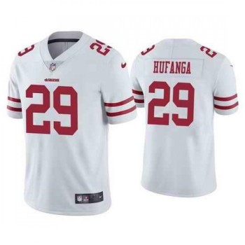 Women's NFL San Francisco 49ers #29 Talanoa Hufanga White Vapor Untouchable Limited Stitched Jersey(Run Small) Women's NFL San Francisco 49ers #29 Talanoa Hufanga White Vapor Untouchable Limited Stitched Jersey(Run Small)
