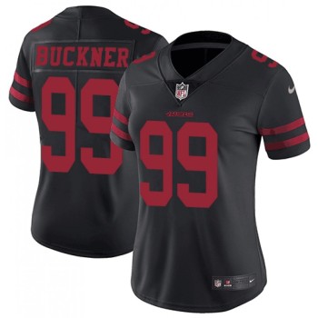 Women's NFL San Francisco 49ers #99 DeForest Buckner Black Vapor Untouchable Limited Stitched Jersey Women's NFL San Francisco 49ers #99 DeForest Buckner Black Vapor Untouchable Limited Stitched Jersey