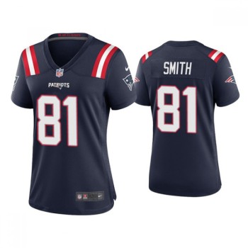 Women's New England Patriots #81 Jonnu Smith Navy Vapor Untouchable Limited Stitched Jersey Women's New England Patriots #81 Jonnu Smith Navy Vapor Untouchable Limited Stitched Jersey