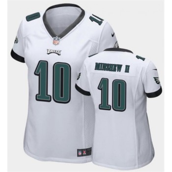 Women's Philadelphia Eagles #10 Gardner Minshew II White Vapor Untouchable Limited Stitched Football Jersey(Run Small) Women's Philadelphia Eagles #10 Gardner Minshew II White Vapor Untouchable Limited Stitched Football Jersey(Run Small)
