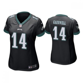 Women's Philadelphia Eagles #14 Kenneth Gainwell Black Vapor Untouchable Limited Stitched Football Jersey(Run Small) Women's Philadelphia Eagles #14 Kenneth Gainwell Black Vapor Untouchable Limited Stitched Football Jersey(Run Small)