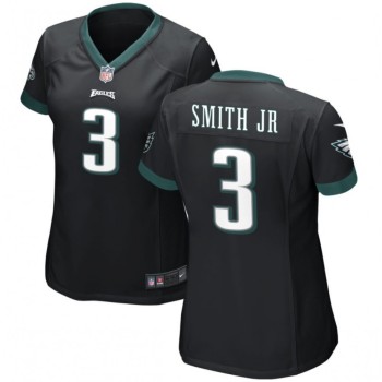 Women's Philadelphia Eagles #3 Nolan Smith jr. Black 2023 Draft Stitched Football Jersey(Run Small) Women's Philadelphia Eagles #3 Nolan Smith jr. Black 2023 Draft Stitched Football Jersey(Run Small)