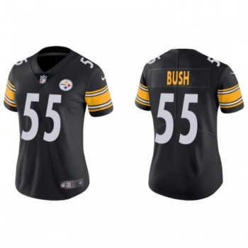 Women's Pittsburgh Steelers #55 Devin Bush Black Vapor Untouchable Limited Stitched NFL Jersey(Run Small) Women's Pittsburgh Steelers #55 Devin Bush Black Vapor Untouchable Limited Stitched NFL Jersey(Run Small)